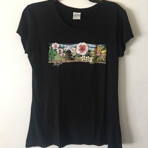 Maui Jim 🌺 T-shirt with logo at chest black large